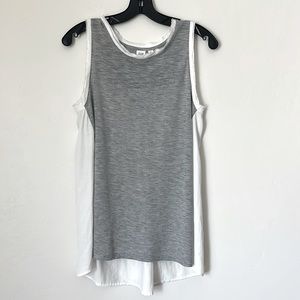 Gap Hi-Lo Mixed Media Top